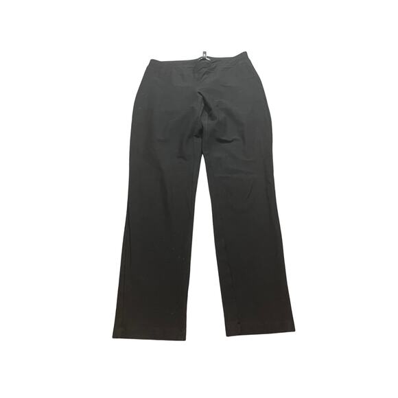 Eileen Fisher Womens Viscose Nylon Spandex Black Pants Stretchy Size XS - Picture 1 of 7